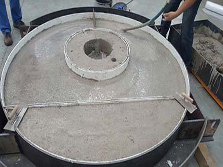 火化炉炕面浇注工程