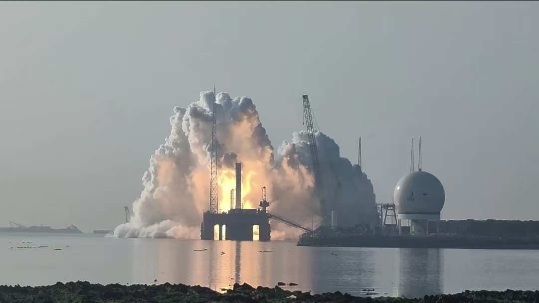 高温燃气流下，东峰兴达耐材扛住了致航一号试车！